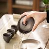 Shangqi Jingdezhen Handmade Wood-Fired Rust Glaze Gaiwan