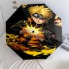 1 PC Automatic Folding Umbrella - Naruto Power Up Pattern Portable Foldable Design With 8 Ribs Christmas Birthday Gifts
