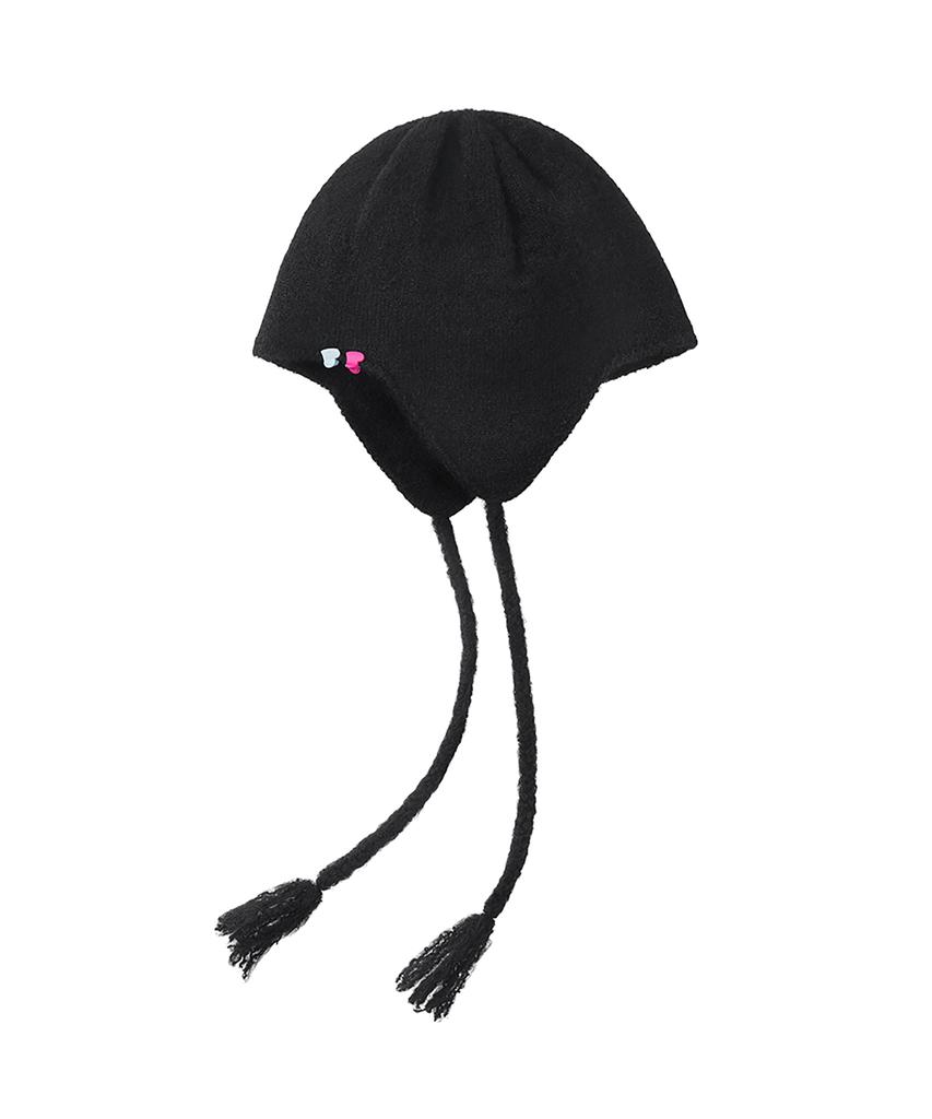 Peneg Ear Flap Hat - Black