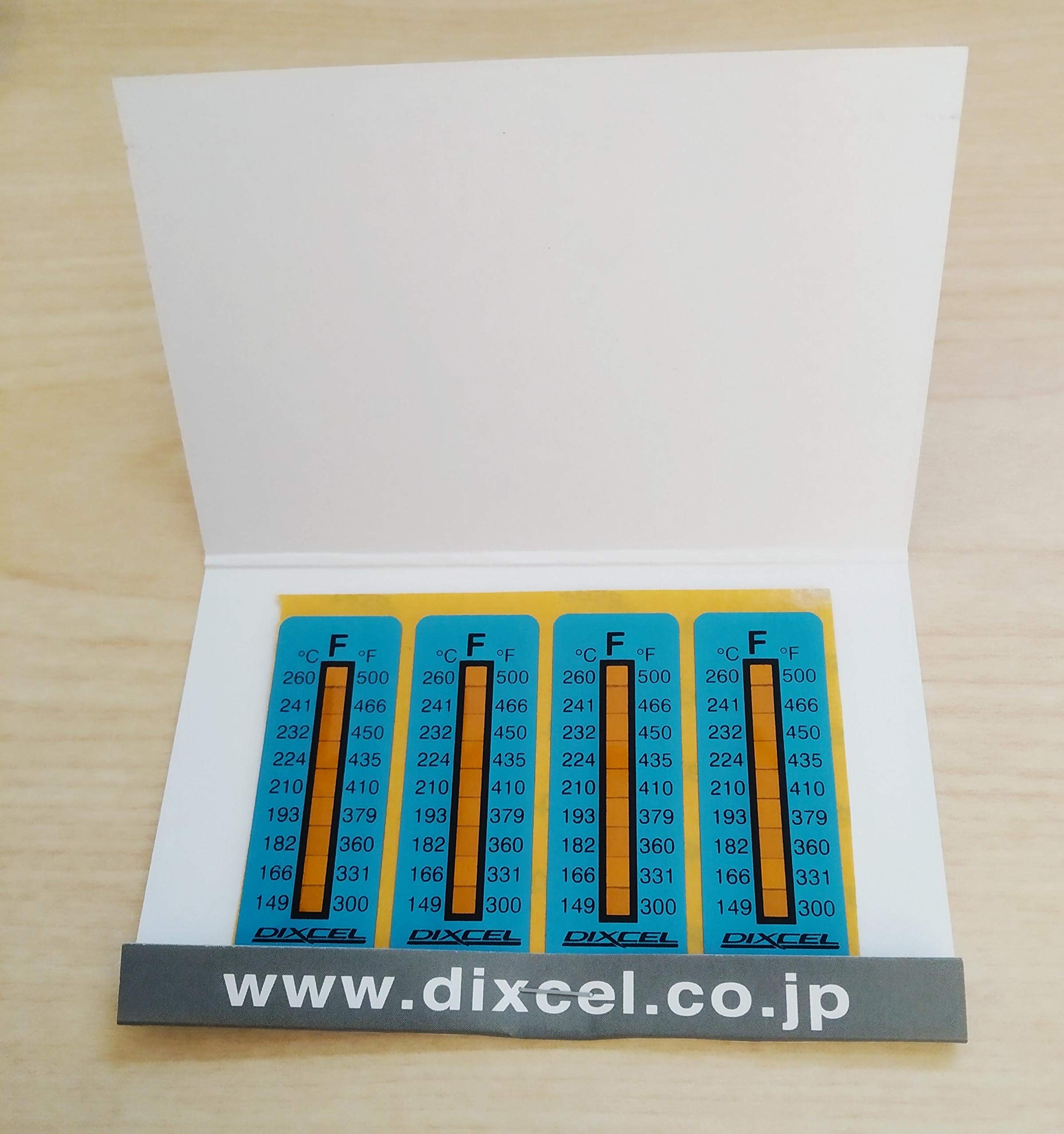 DIXCEL Paste Caliper Temperature Sticker (4 pieces) CTS-F04