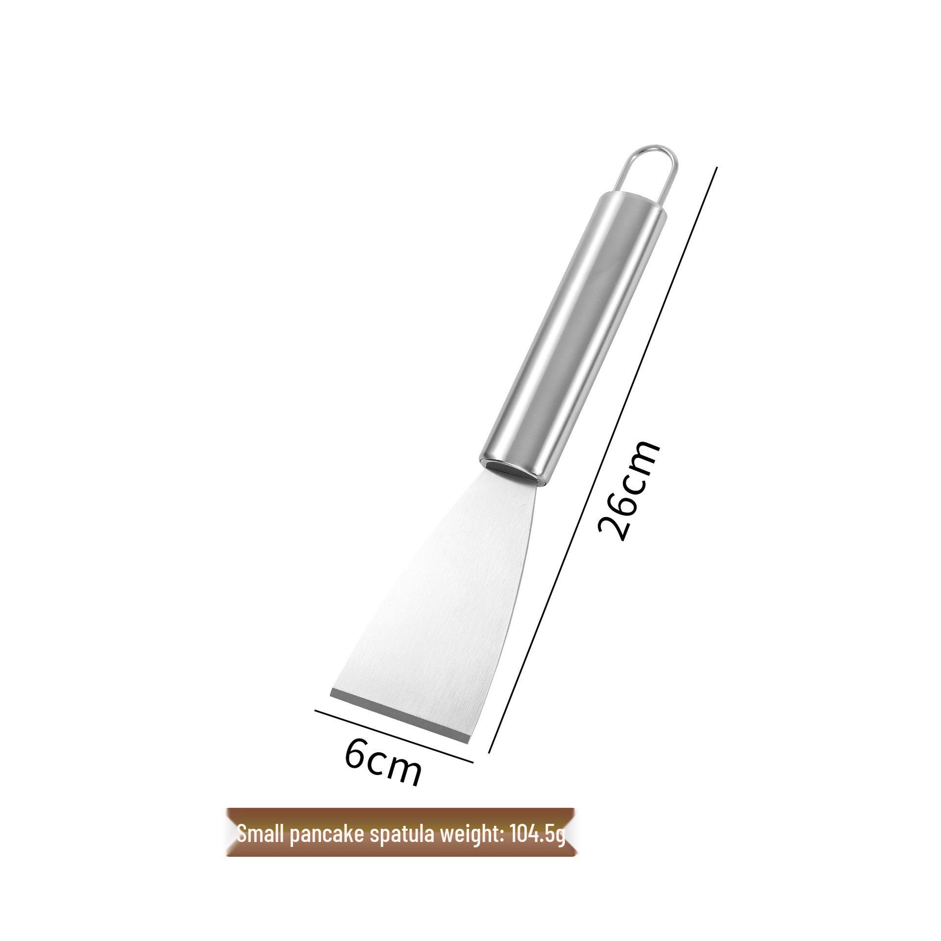 Versatile Stainless Steel Angled Spatula for Pancakes, Eggs, Flatbreads & Grilling