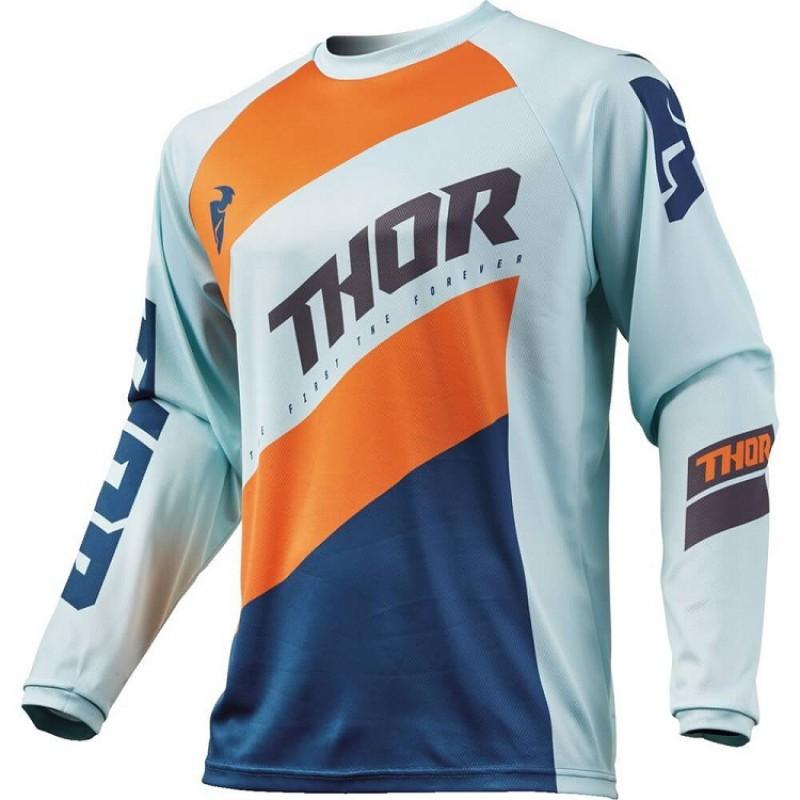 Herren Langarm Motorrad-Fahrtrikot Off-Road Dirtbike Touren UV-Schutz Schnelltrocknend
