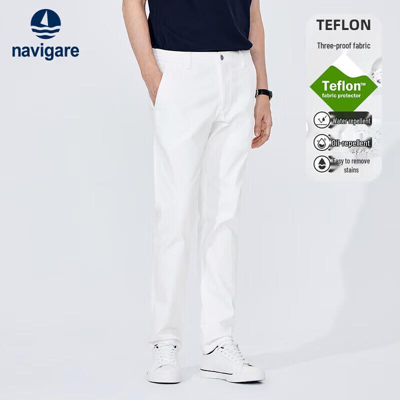 

Navigare Men s Mid-Rise 3-Proof Antibacterial Slim Tapered Jeans 31