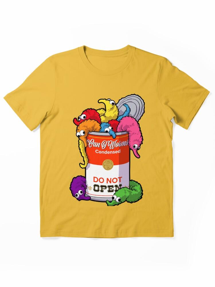 Worms Can O' Worms on a String ~ Do Not Open Essential T-Shirt