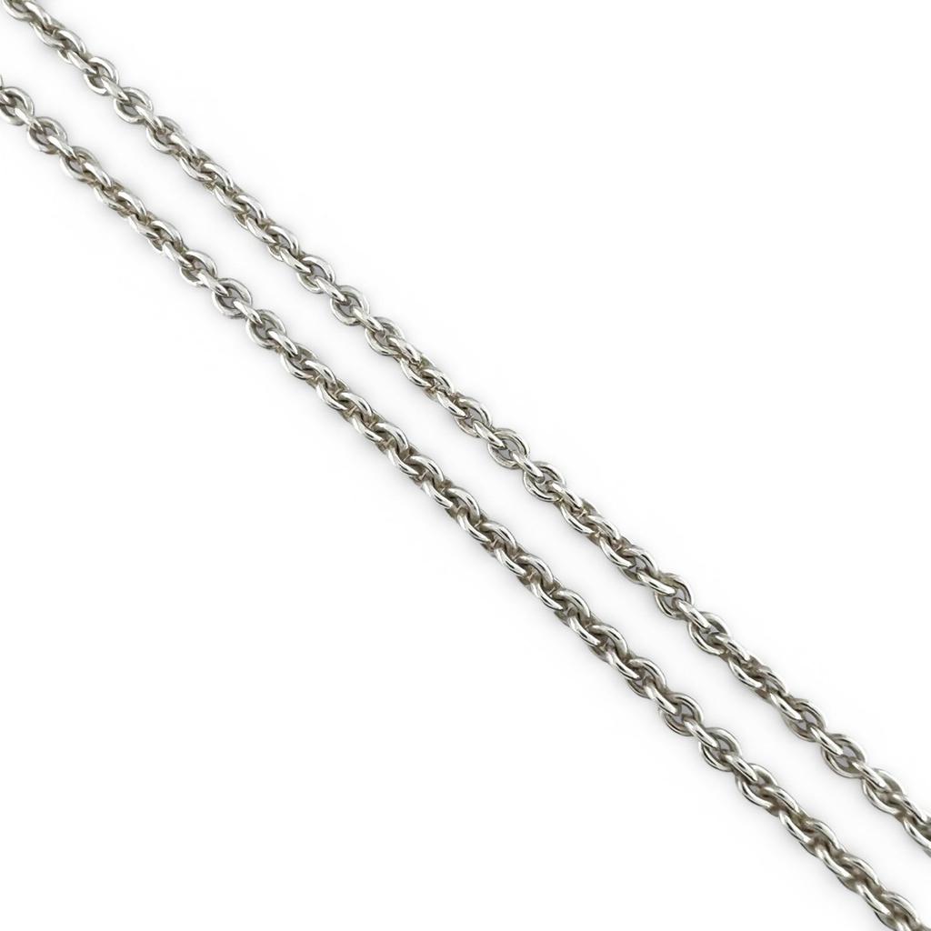 Great HERMES Necklace Amulet Series Silver AG925 Women Used