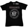 Men's Ramones Presidential Seal T-shirt Small Black