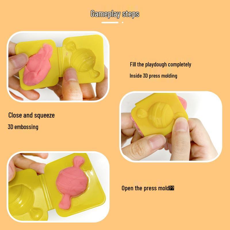 Bunte, nicht trocknende Knete für Kinder - DIY Weizenknete Spielzeug für Jungen und Mädchen, Ideal für Handarbeiten und den Kindergarten