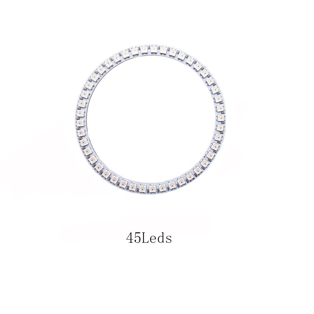 WS2812B DC5V Led Pixel Ring Individul AddressabIe Ring 5050 RGB WS2812 IC BuiIt-in Led ModuIe And 14Keys Lock USB Controller