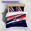 Mustang 3pcs Bedding Set Duvet Cover Closure Includes 1 Duvet Cover & 2 Pillowcases for All Seasons Bedroom Home Dorm Decor