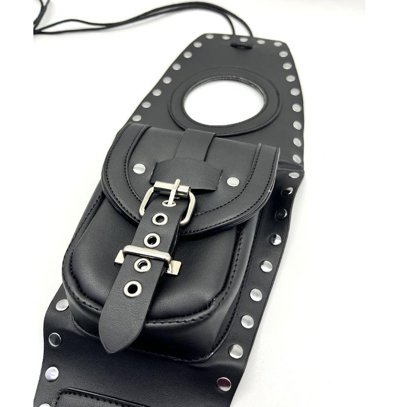 Jinjila 450 Motorcycle Leather Waterproof Tank Bag - Extra Large
