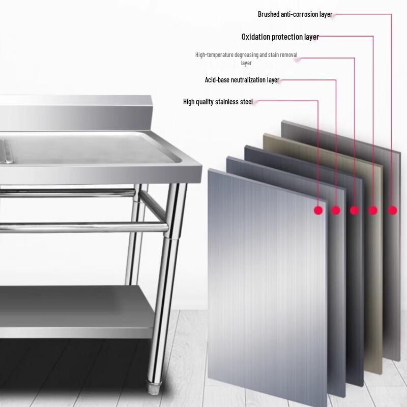 Beifu 304 Stainless Steel Double Sink Workstation