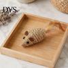 Interactive Pet Supplies for Multiple Cats Sisal Mouse Cat Toys, Feather Mice Kitten Chew Natural Toy Rope Rat Toys Teeth Cleaning, Indoor Self