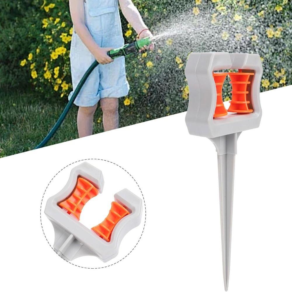 3 Pack Grey Hose Guide Spikes ABS Water Pipe Holder Spike Hose Support Stake Holder Plant Watering