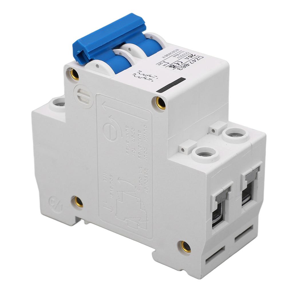 2P DC Miniature Circuit Breaker B Type 25A DIN Rail Circuit Breaker for Solar Photovoltaic System