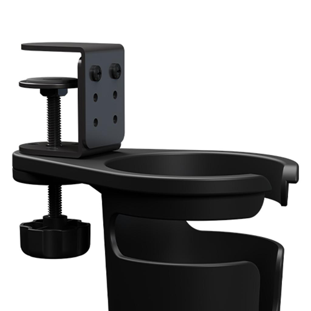 Adjustable Desk Cup Holders for Coffee and Water Clip On Table Drink Holders with 360 Degree Rotation Daily Use