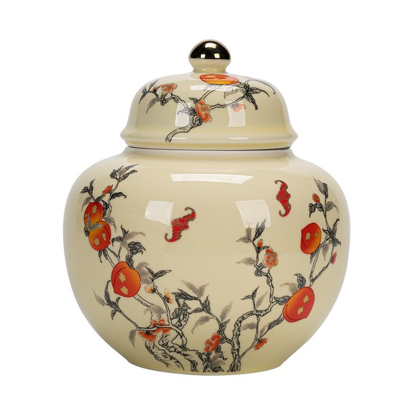 Ceramic Jars, Tea Jars, Household Storage Sealed Jars, Tea Boxes, Food Storage Containers, Tea Containers, Storage Bottles