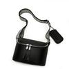 Leather Women'S Bag First Layer Cowhide Women'S Shoulder Messenger Bag Mini Small Lunch Box Bag Simple Breast Bag Tide