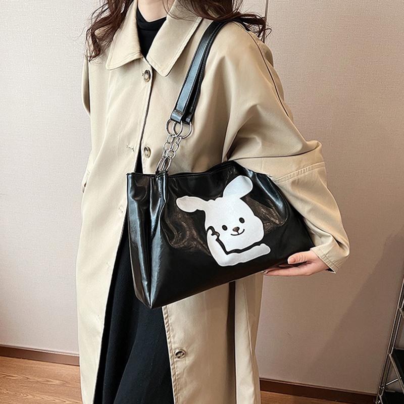 Einkaufstasche für Damen 2024 Neue Pendlertasche mit großem Fassungsvermögen Temperament Beliebte Retro Vielseitige Schulter-Schultasche