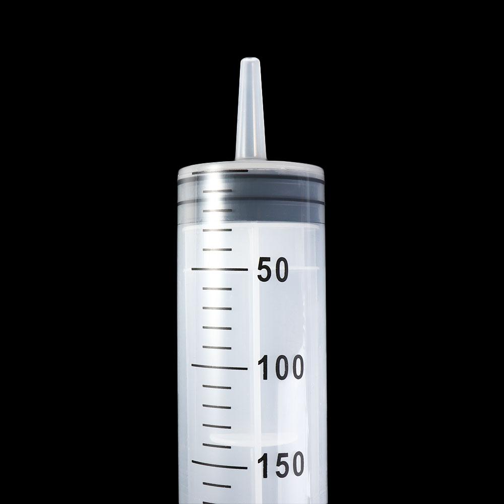 Transparent Large Capacity Syringe Plastic Reusable Measuring Syringe 60/100/200/300/500ML with Scale Pet Feeding Syringe