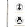 Double End Manual Permanent Microblading Eyebrow Tattoo Pen   2pcs 14Pins   2pcs Round Needles