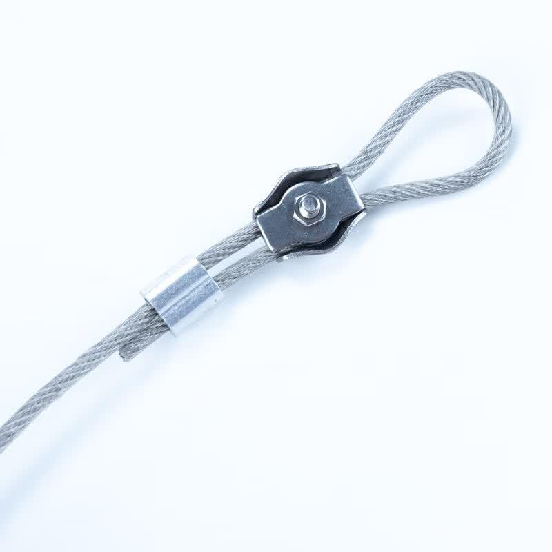 Haistidike 304 Stainless Steel Plastic Coated Clothesline Set
