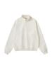 Fall Half Zip Stand Collar Loose Vintage Sweatshirt Unisex Fleece Pullover FW350 Classic Solid Color Cozy Casual