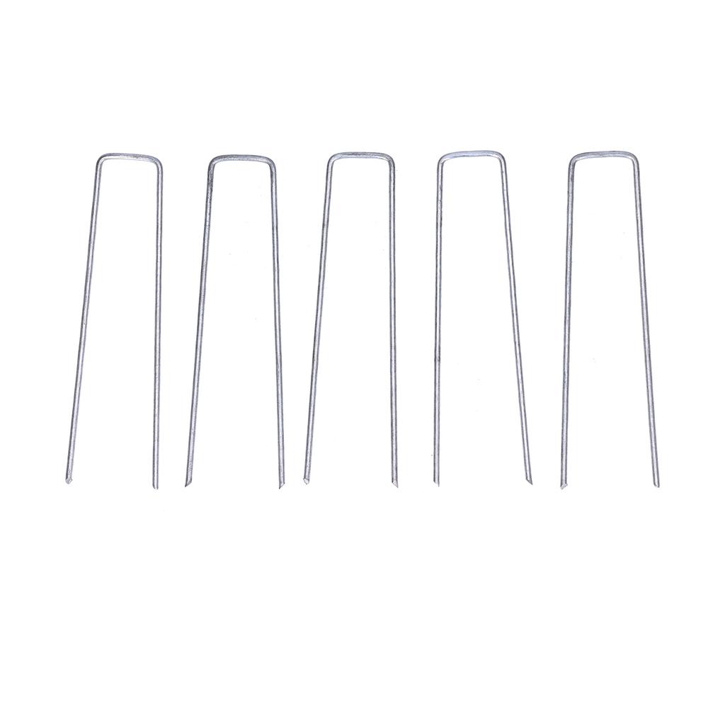 50PCS Landscape Pins U Shaped Turf Pin Ground Staple for Securing Fences Ground Cover