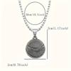 Basketball Shape Pendant Necklace Sports Style For Men Necklace