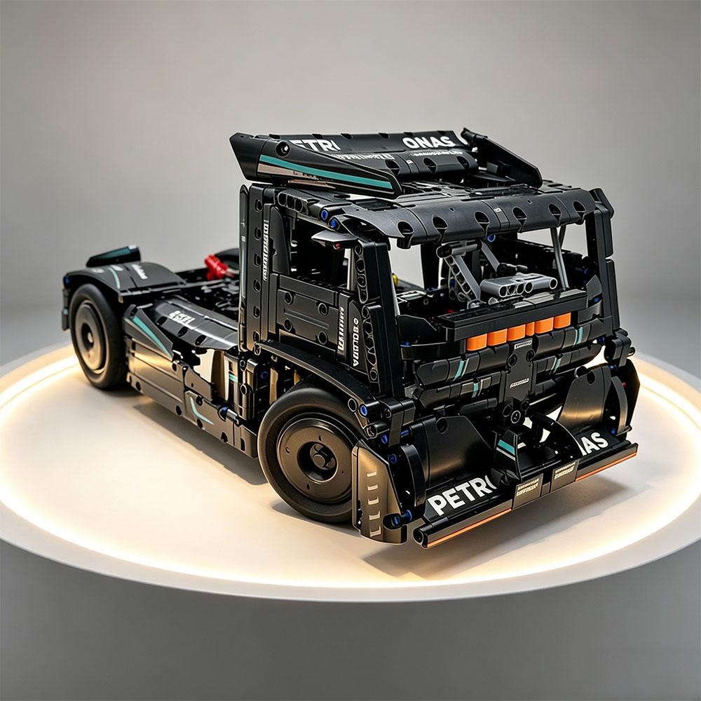MOC Heavy-Duty Flatbed Tow Truck Building