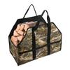 Porta legna con manici, Grande porta tronchi per legna da ardere, Robusto porta legna per legna da ardere, Borsa impermeabile per legna da ardere, Accessori per stufa a legna,
