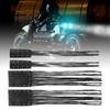 Capac Tassel Franjuri Ghidon Motocicletă Capac Manetă Piele Sintetică Potrivit pentru Cruiser Chopper Bobber Custom cu Instalare Ușoară