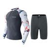 Mens Quick-Dry UV Protection Rash Guard Surfing Diving Snorkeling Swimming Fitness Outdoor Water Sports