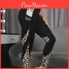 Yoga Highwaist Leggings Print Leopard Europeanamerican Style Hiplifting Breathable For Women