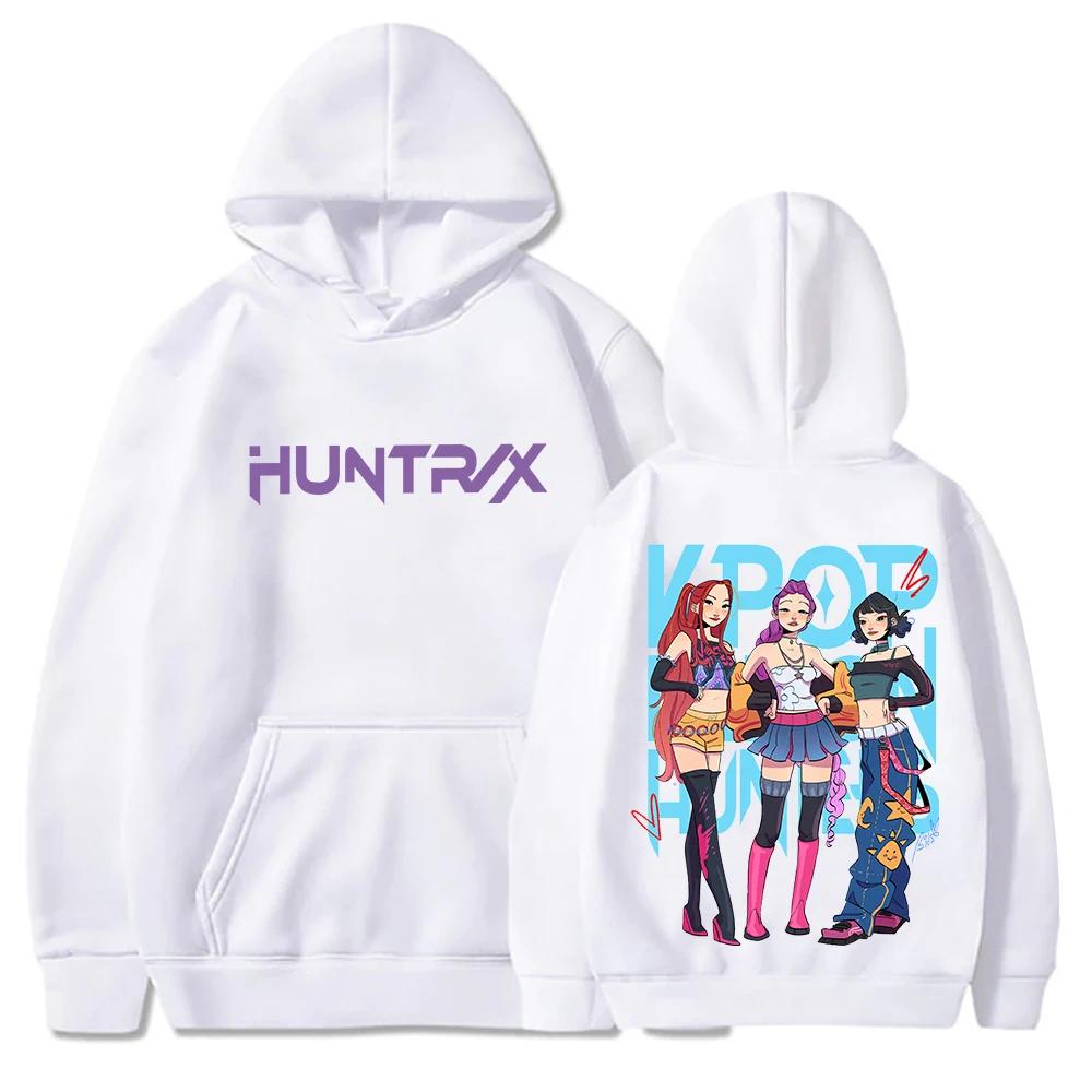 Kpop Demon Hunters Hoodie Unisex Long Sleeve Casual Sweatshirts Tops Man Woman Sweatshirt Fans Gift