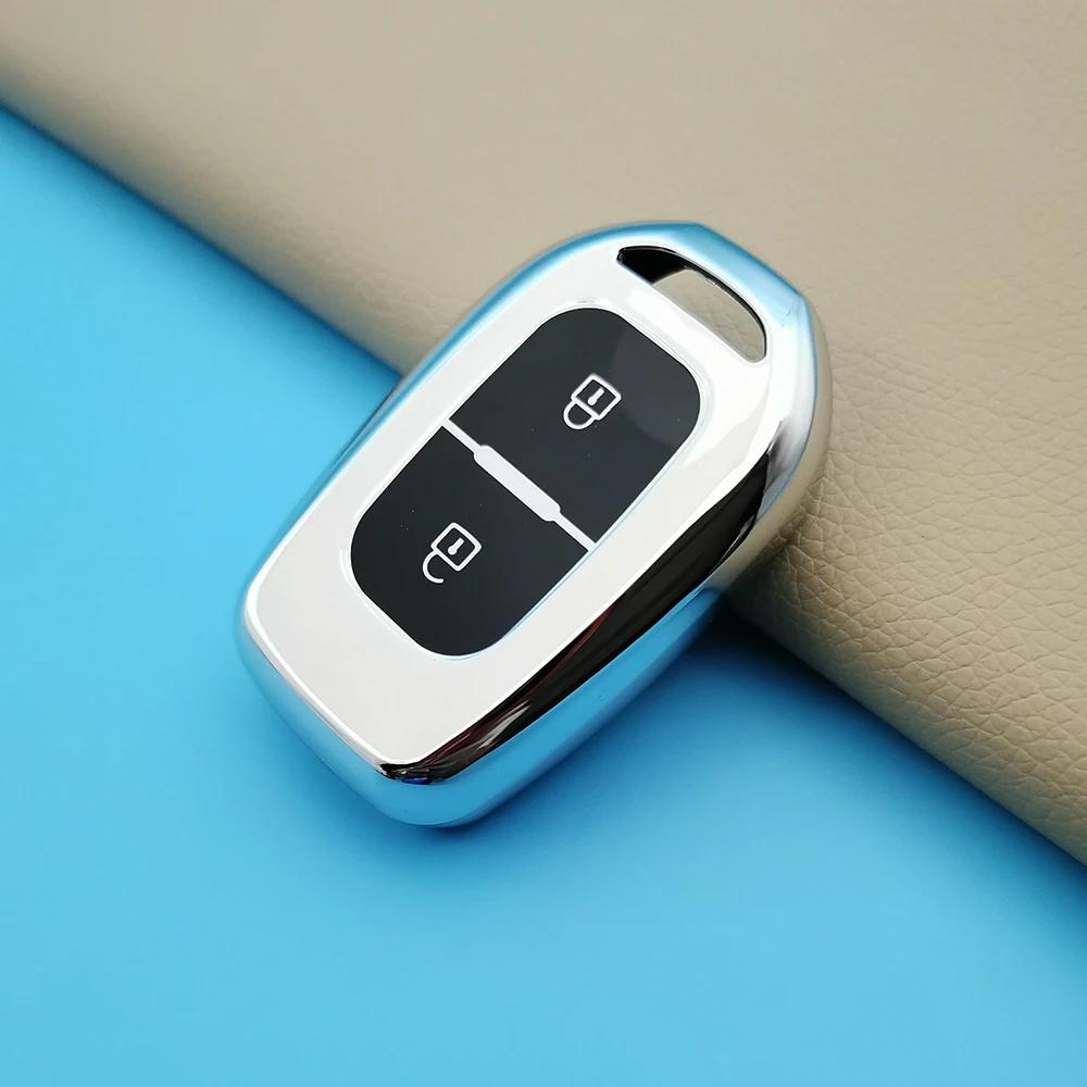 3 Buttons Tpu Auto Smart Key Fob Remote Case Cover Fit For Renault Kwid Traffic Symbol Fit For Dacia Sandero Logan Duster Housing