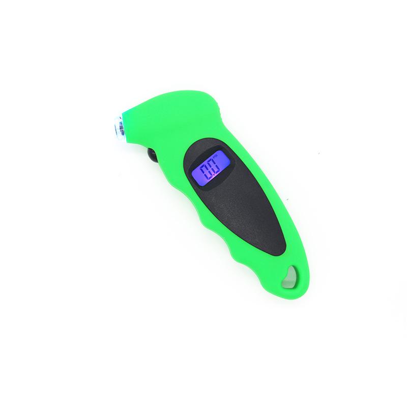 

Тестер тиску в шинах, цифровий манометр з великим РК-дисплеєм для автомобіля 14*6*3cm яскраво-зелений колір