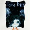 Game S Sally F Face Throw Flannel Throw Blanket Suitable for Sofa Living Room Bedroom