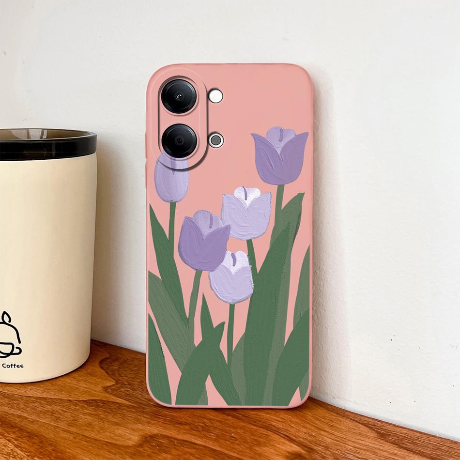 For Vivo Y05 Y11D 4G Phone Case Cute New Design Soft Liquid Silicone Full Protection Anti Drop Bumper For Vivo Y05 / Y11D Funda