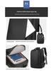 High-Capacity Waterproof Men's Business Travel Backpack - Fashionable and Durable for Laptops