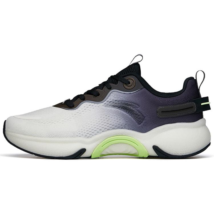 ANTA Running Series Sneakers  White Black Purple  Men s 112225520-4 EU 40
