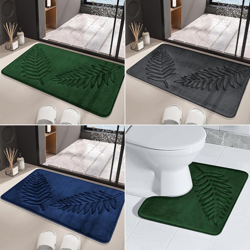 Memory Foam Absorbent Non-Slip Mat for Bathroom, Living Room, Bedroom, Kitchen, and Entrance.
