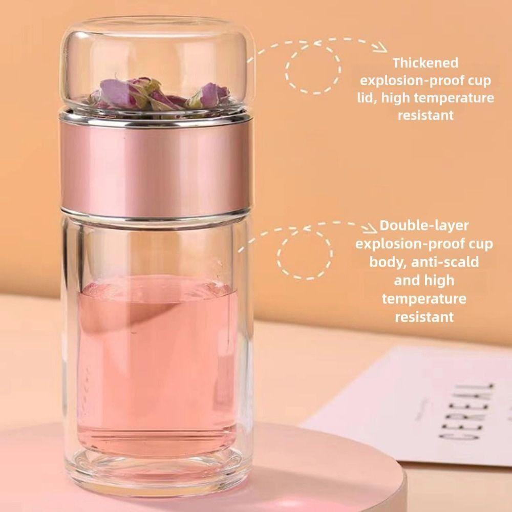 500ML Tea Water Bottle Tea Infuser Infuser Tumbler High Quality Tea Cup Office Use