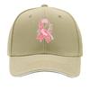 Hope Awareness Ribbon Graphic Emblem Sandwich Baseball Cap Sun Cap Outdoor Workouts Hat