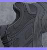 Men's All-Black Summer 2025 Sneakers: Casual Teen Running Shoes with Thick Soles