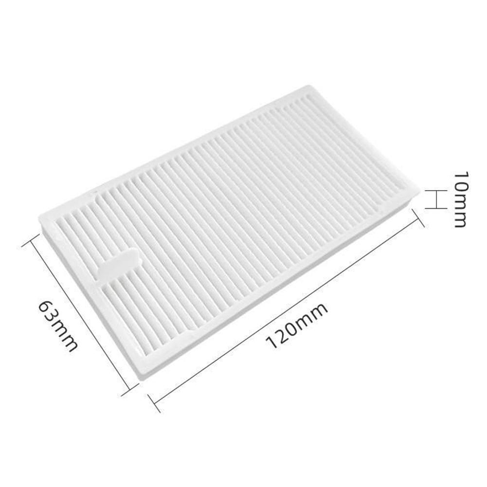 Replacement Filter Kit Compatible with For Eureka E20 Plus Robot Vacuum 5 Pieces for Dust and Particle Filtration