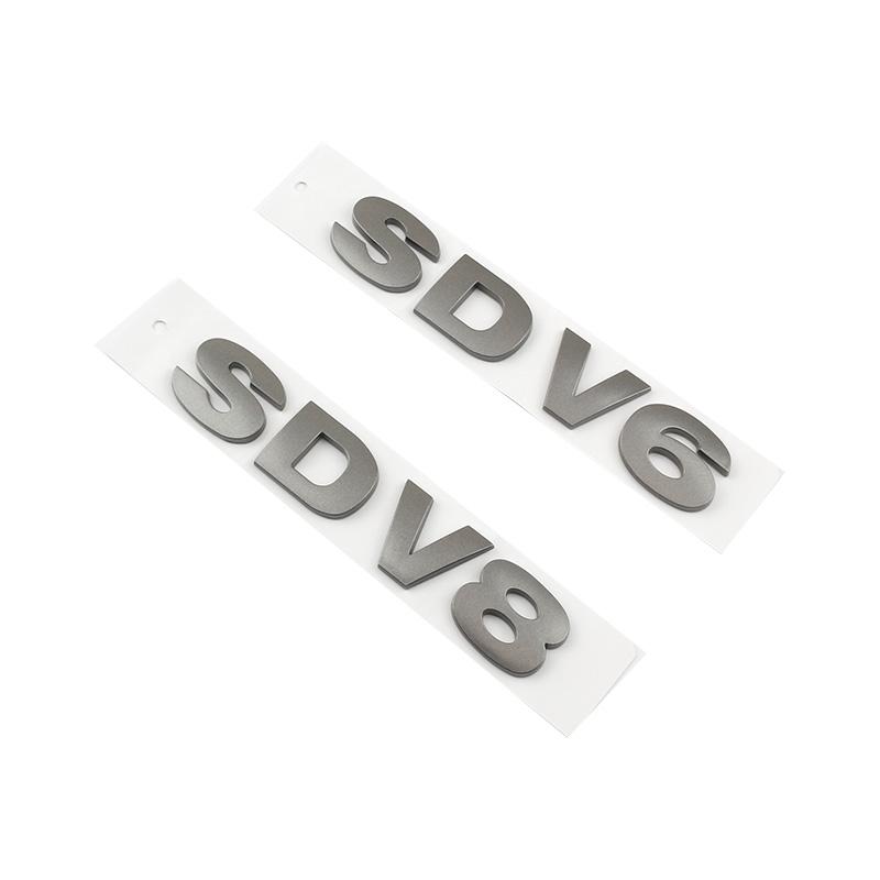 3D-ABS-Aufkleber für Kofferraum/Kotflügel (SDV8/SDV6) für Land Rover Discovery 4, Ranger Rover Sport und HSE