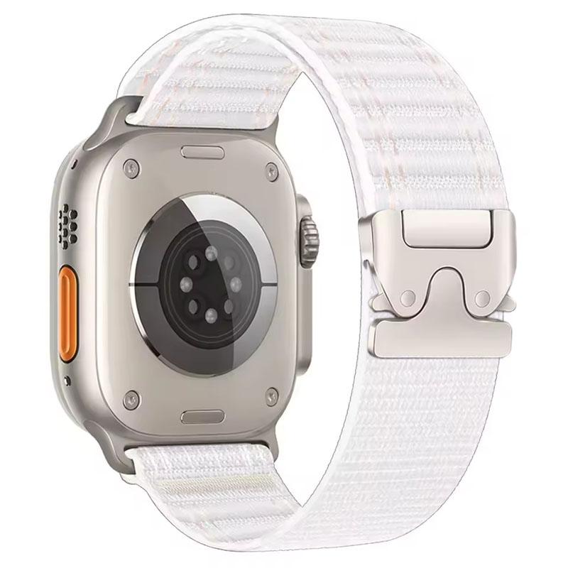 Parachute Nylon Strap For Apple Watch Ultra 3 2 49mm 11 10 46mm 42mm Braided Elastic iWatch 9 8 7 6 5 SE 45mm 41mm 44mm Bracelet