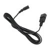 IEC320 C14 To IEC320 C7 Power Cord 10A 250V 2500W IEC320 C14 Male To IEC320 C7 Female Power Cord