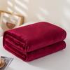 Solid Color Summer Sleep Blanket Skin-friendly Cover Blanket Multipurpose Flannel Blanket  Hotel
