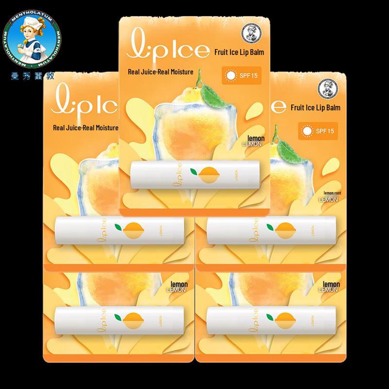 

Mentholatum Fruit Ice Lemon Lip Balm 5-Pack